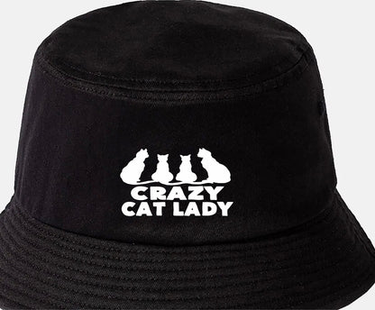 Crazy Cat Lady Bucket Hat Birthday Gift Cat Lovers Great for Women