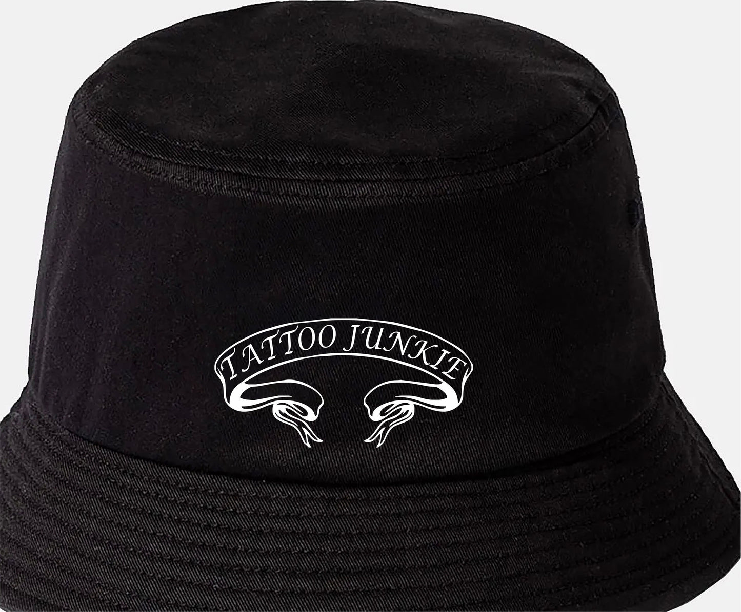 Tattoo Junkie Bucket Hat Birthday Tattoo Gift Great for Men & Ladies