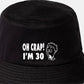 Oh Crap I'm 30 Bucket Hat Funny 30th Birthday Gift for Men