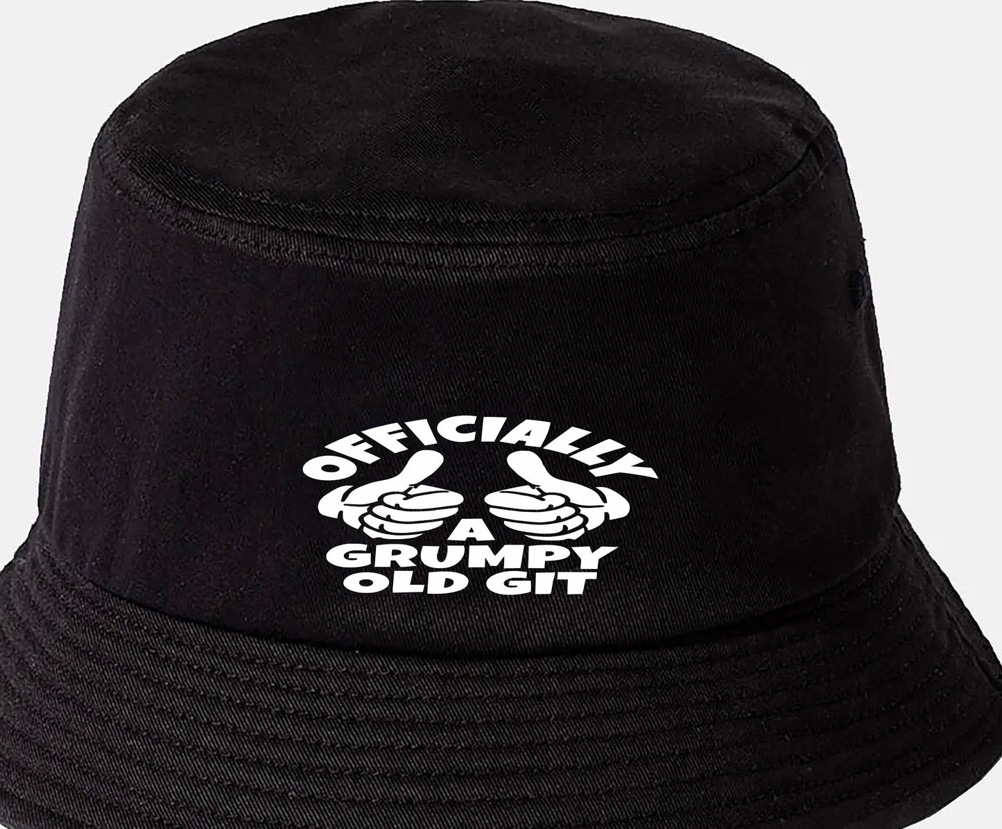Officially A Grumpy Old Git Bucket Hat Birthday Men