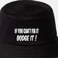 If You Cant Fix It Bodge It Bucket Hat Funny Birthday Gift Men & Ladies