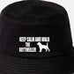 Keep Calm & Walk The Rottweiller Bucket Hat Dog Lovers Gift for Men & Ladies