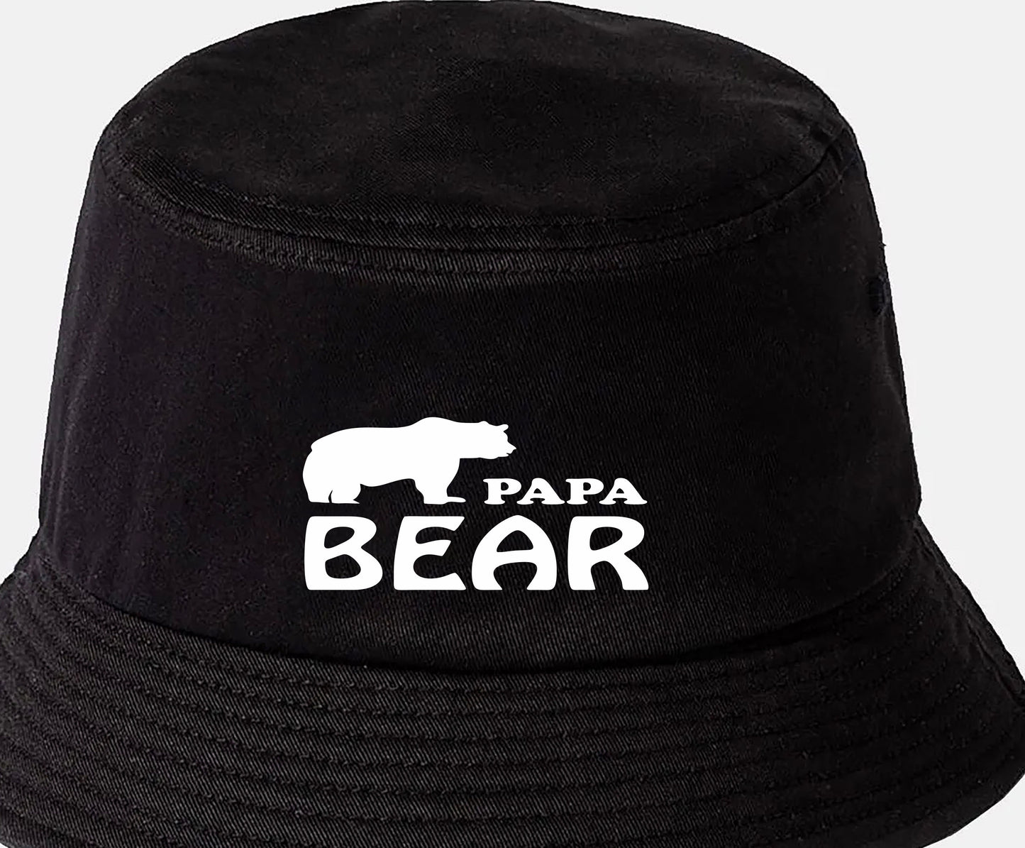 Papa Bear Bucket Hat Father's Day Birthday Gift for Men