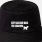 Keep Calm & Walk The Cavachon Bucket Hat Dog Lovers Gift for Men & Ladies