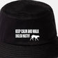 Keep Calm & Walk The English Mastiff Bucket Hat Dog Lovers Gift for Men & Ladies