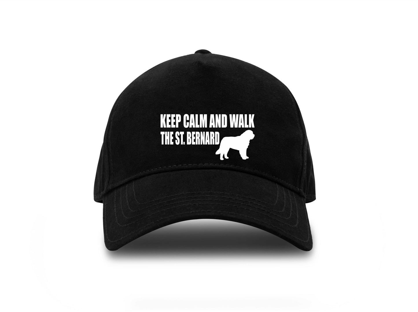 Keep Calm & Walk The St Bernard Baseball Cap Dog Lovers Gift Men & Ladies