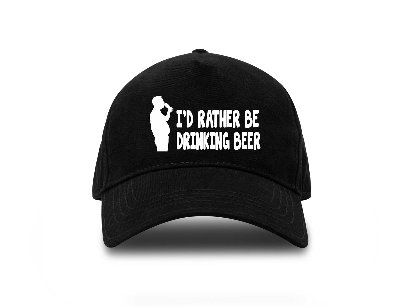 I'd Rather Be Drinking Beer Baseball Cap Funny Birthday Gift For Men & Women