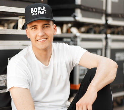 80 Year Old Fart Baseball Cap 80th Birthday Gift For Men & Women