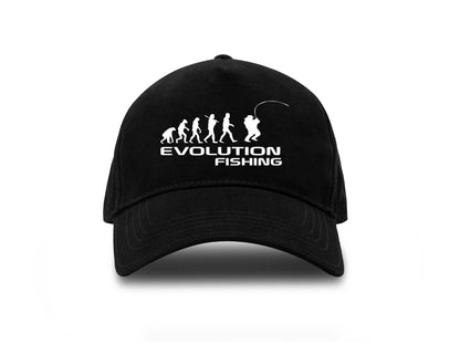 Evolution Of Fishing Baseball Cap Anglers Birthday Gift For Men & Women
