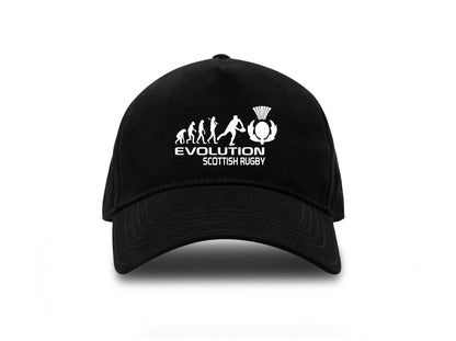 Evolution Of Scottish Rugby Baseball Cap Sports Birthday Gift For Men & Women
