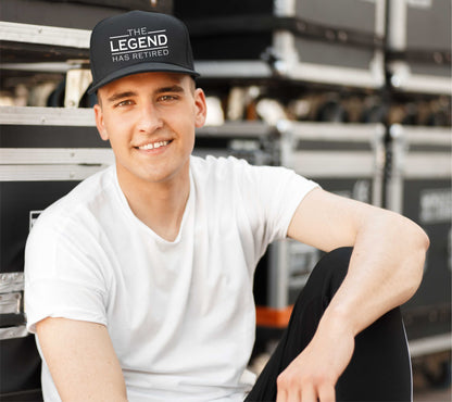 The Legend Has Retired Baseball Cap Retirement Gift For Men & Ladies
