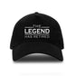 The Legend Has Retired Baseball Cap Retirement Gift For Men & Ladies
