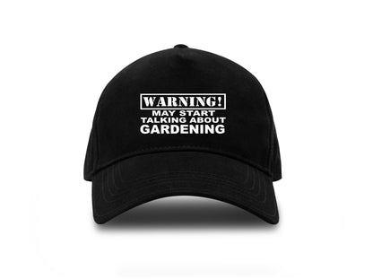 Warning May Talk About Gardening  Baseball Cap Hobby Gift For Men & Ladies