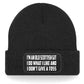 Old Scottish Git Don't Give A Toss Beanie Hat Funny Birthday Gift Men & Ladies