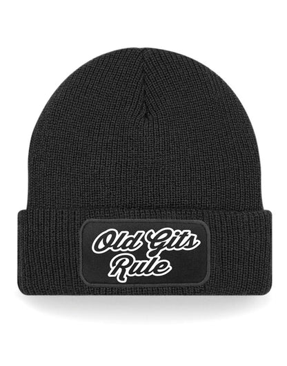 Old Gits Rule Beanie Hat Great Birthday Father's Day Gift For Men