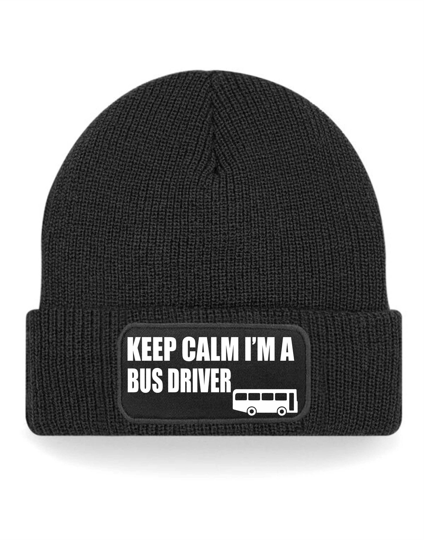Keep Calm I'm A Bus Driver Beanie Hat Birthday Gift For Men & Ladies
