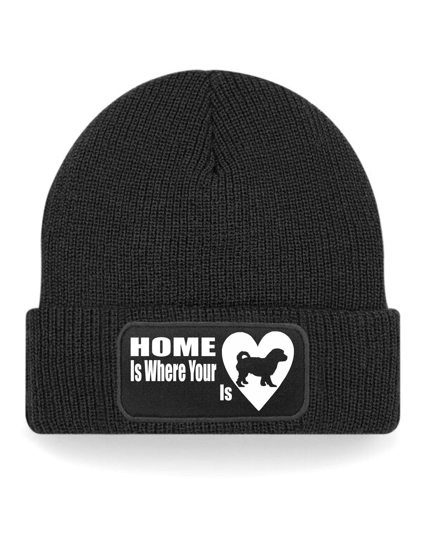 Home Is Where The Cavachon Is Beanie Hat Dog Lovers Gift For Men & Ladies
