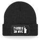 I'd Rather Be In NYC Beanie Hat For Fans Of New York Great Gift For Men & Women