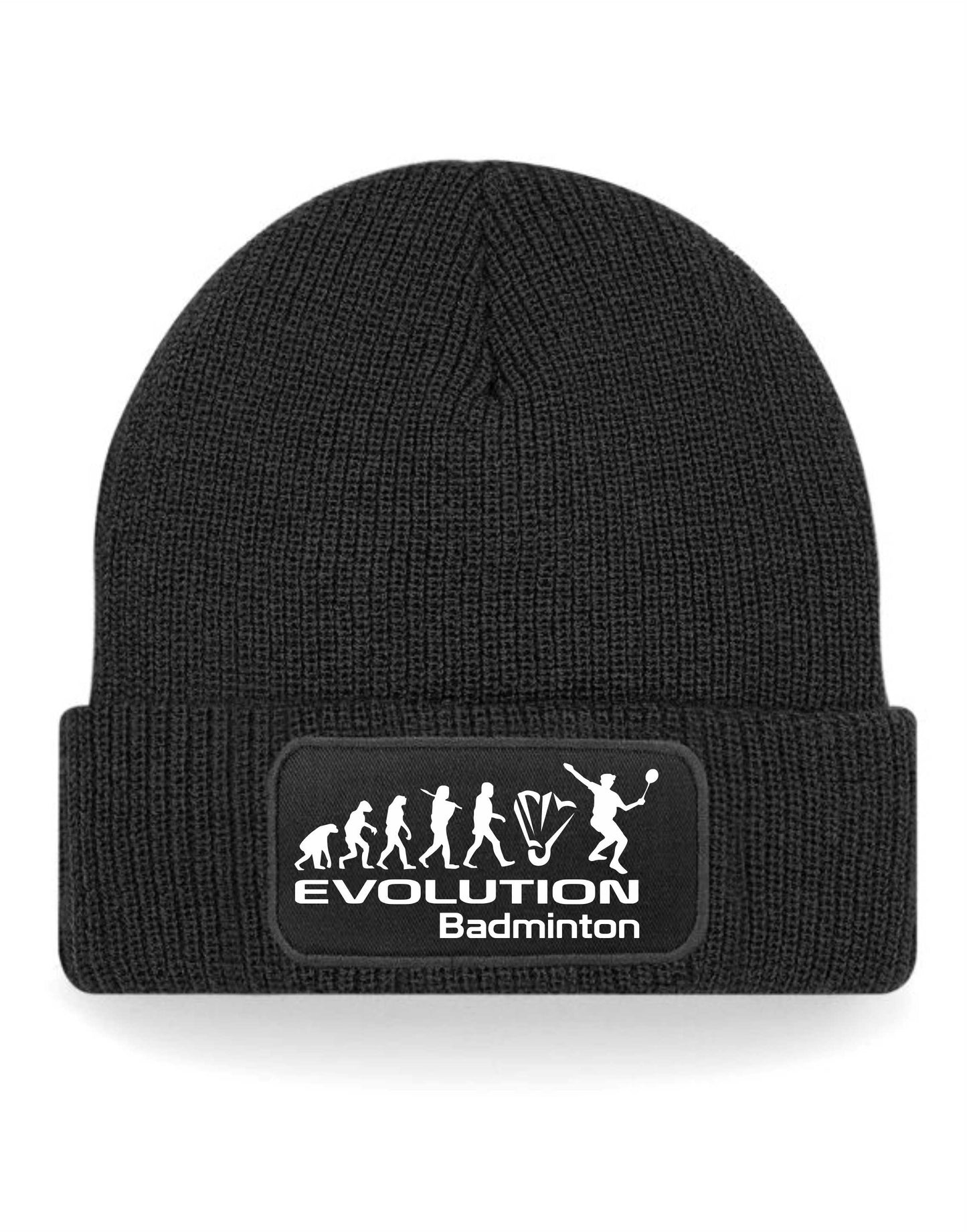 Evolution Of Badminton Beanie Hat Sport Hobby Birthday Gift For Men & Ladies