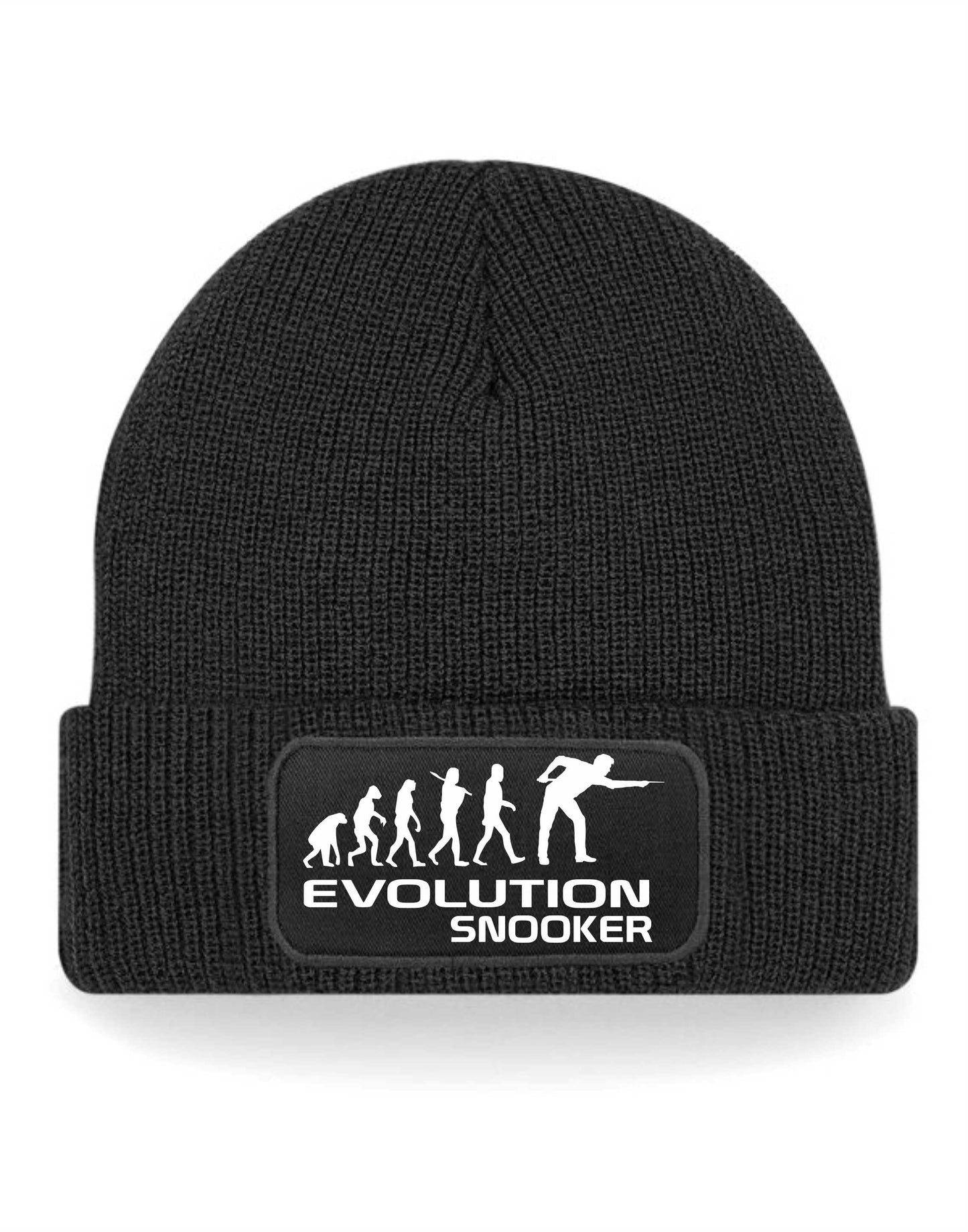 Evolution Of Snooker Beanie Hat Sport Hobby Birthday Gift For Men & Ladies