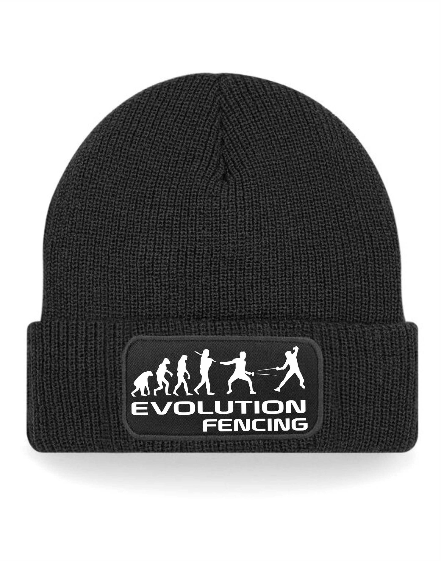Evolution Of Fencing Beanie Hat Sport Hobby Birthday Gift For Men & Ladies