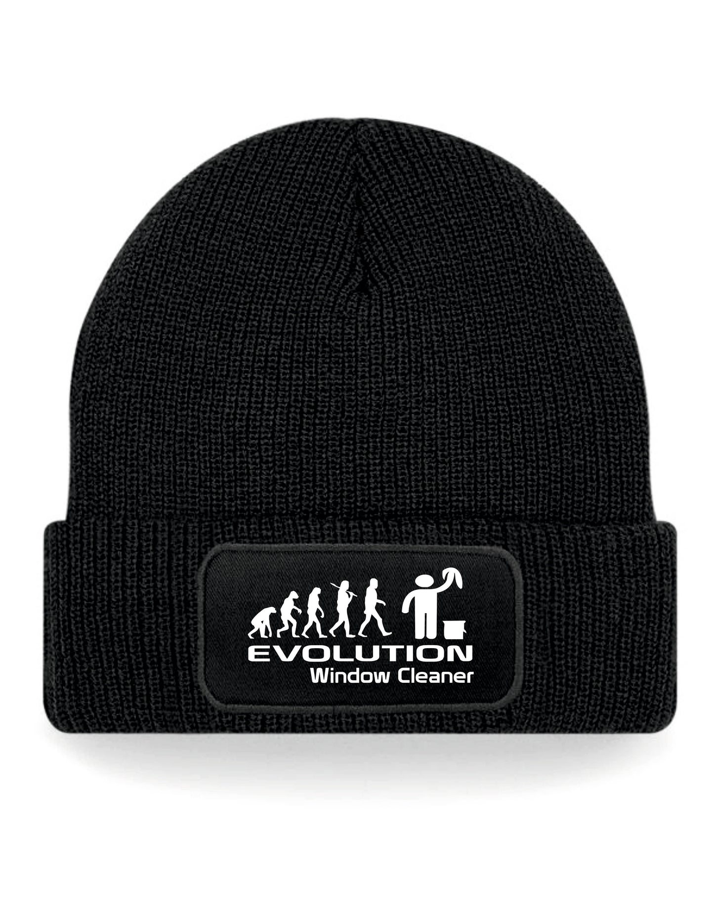 Evolution Of Window Cleaner Beanie Birthday Gift Great For Men & Women