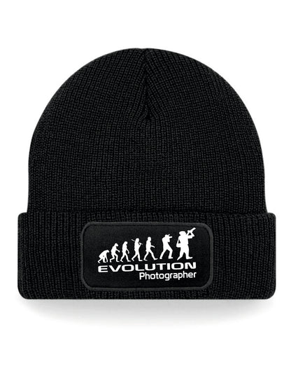 Evolution Of Photographer Beanie Birthday Gift Great For Men & Women