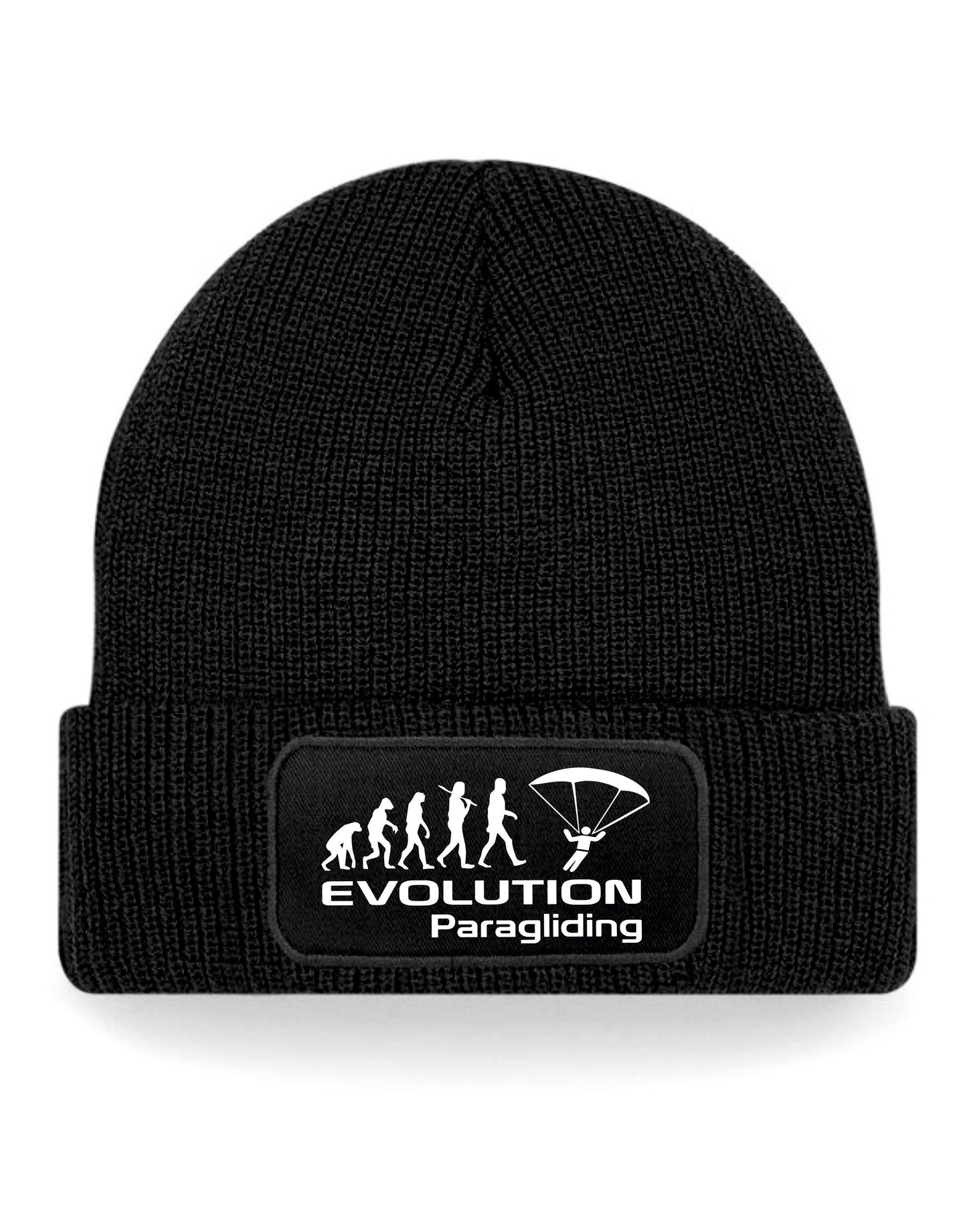 Evolution Of Paragliding Beanie Birthday Gift Great For Men & Women