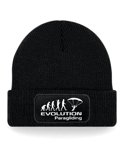 Evolution Of Paragliding Beanie Birthday Gift Great For Men & Women