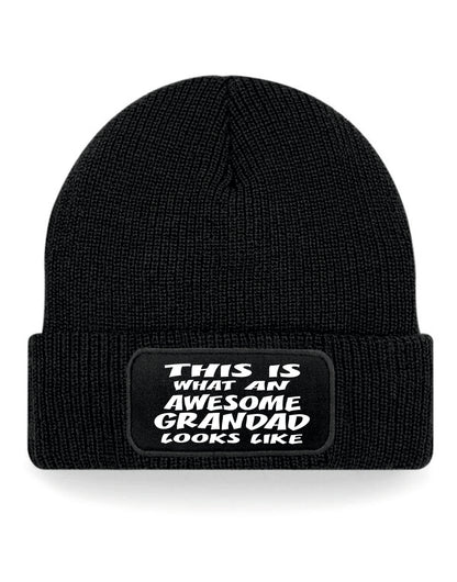 This Is What Awesome Grandad Looks Like Beanie Birthday Gift Great For Men