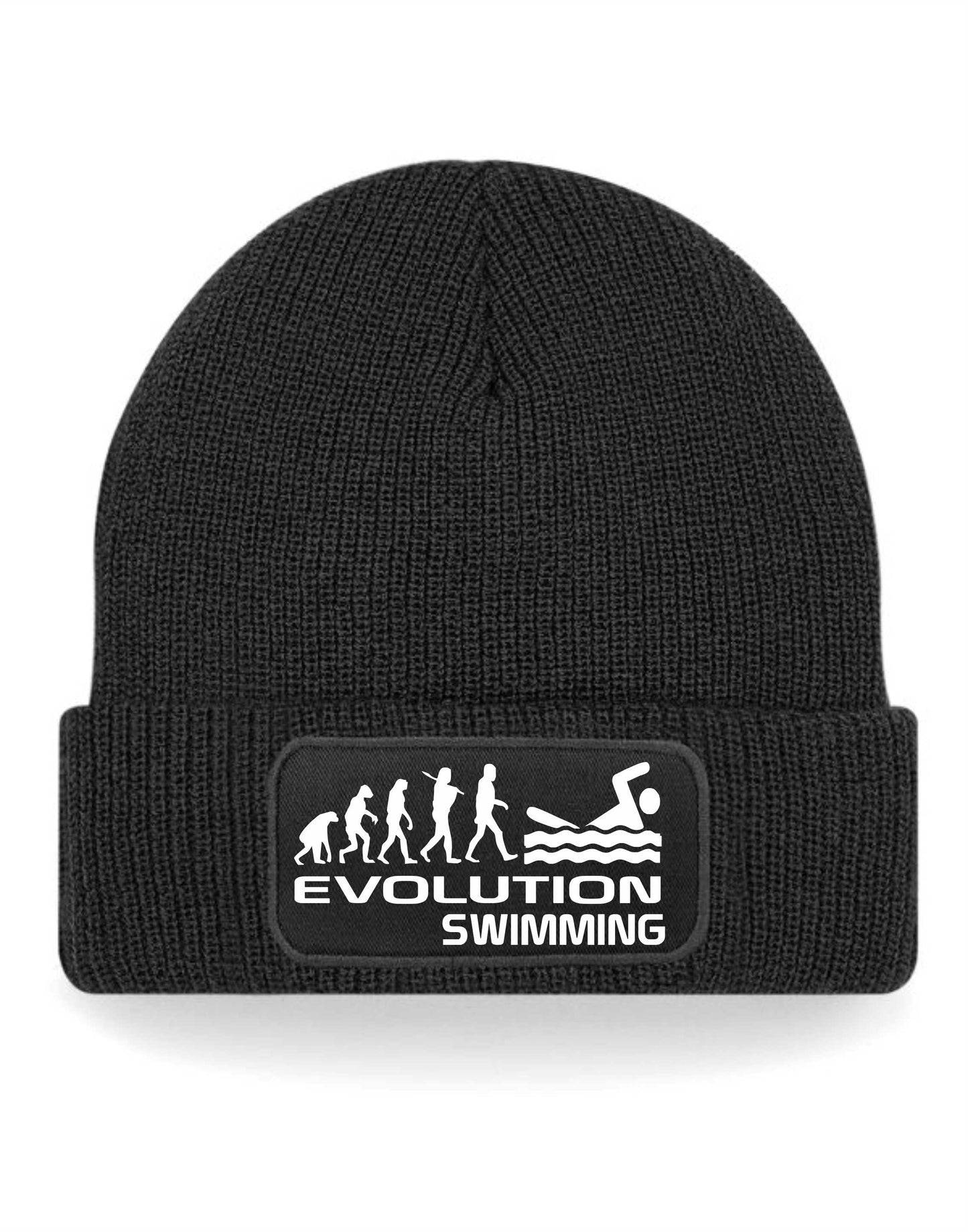 Evolution Of Swimming Beanie Hat Sport Hobby Birthday Gift For Men & Ladies