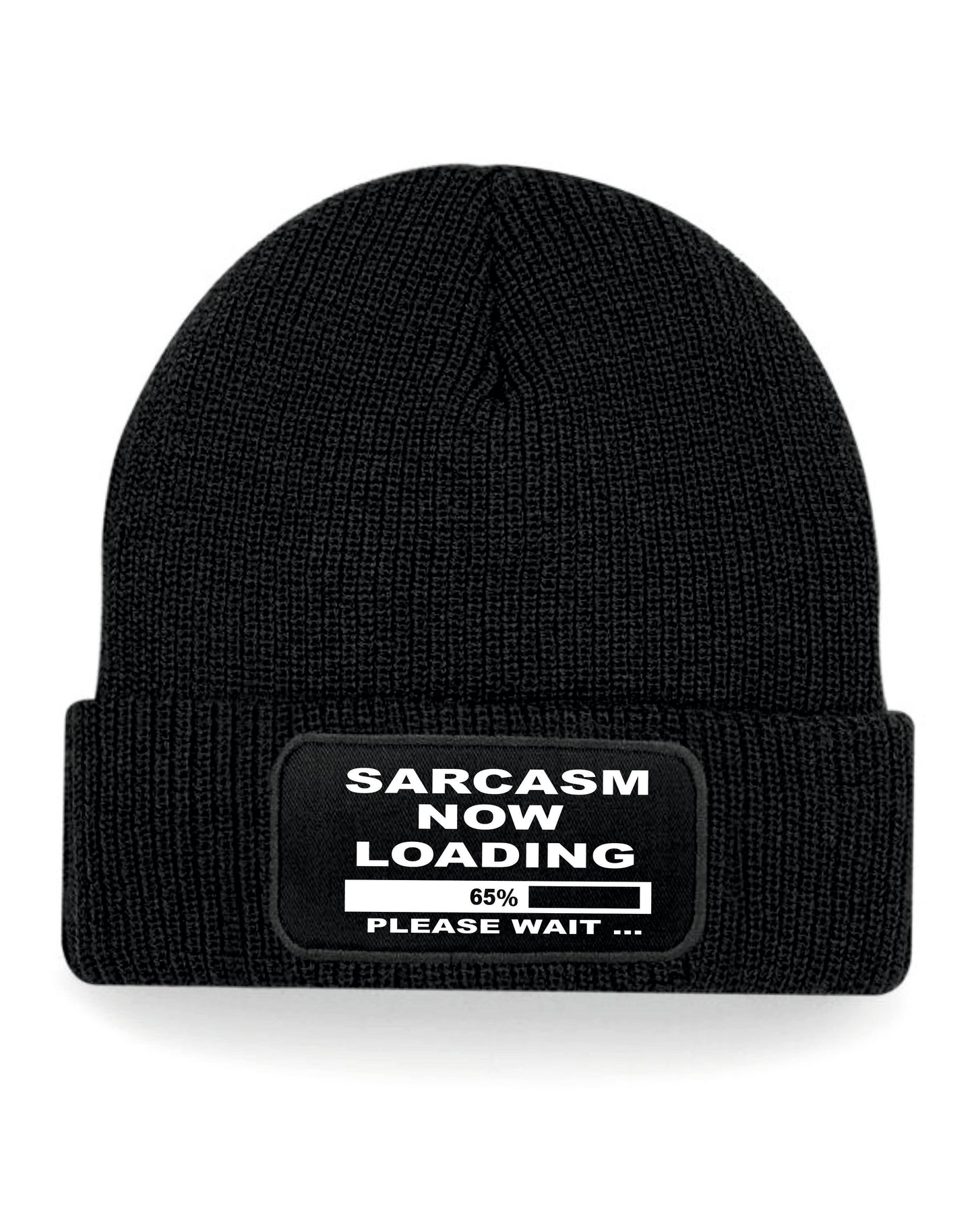 Sarcasm Loading Beanie Slogan Funny Birthday Gift Great For Men & Women