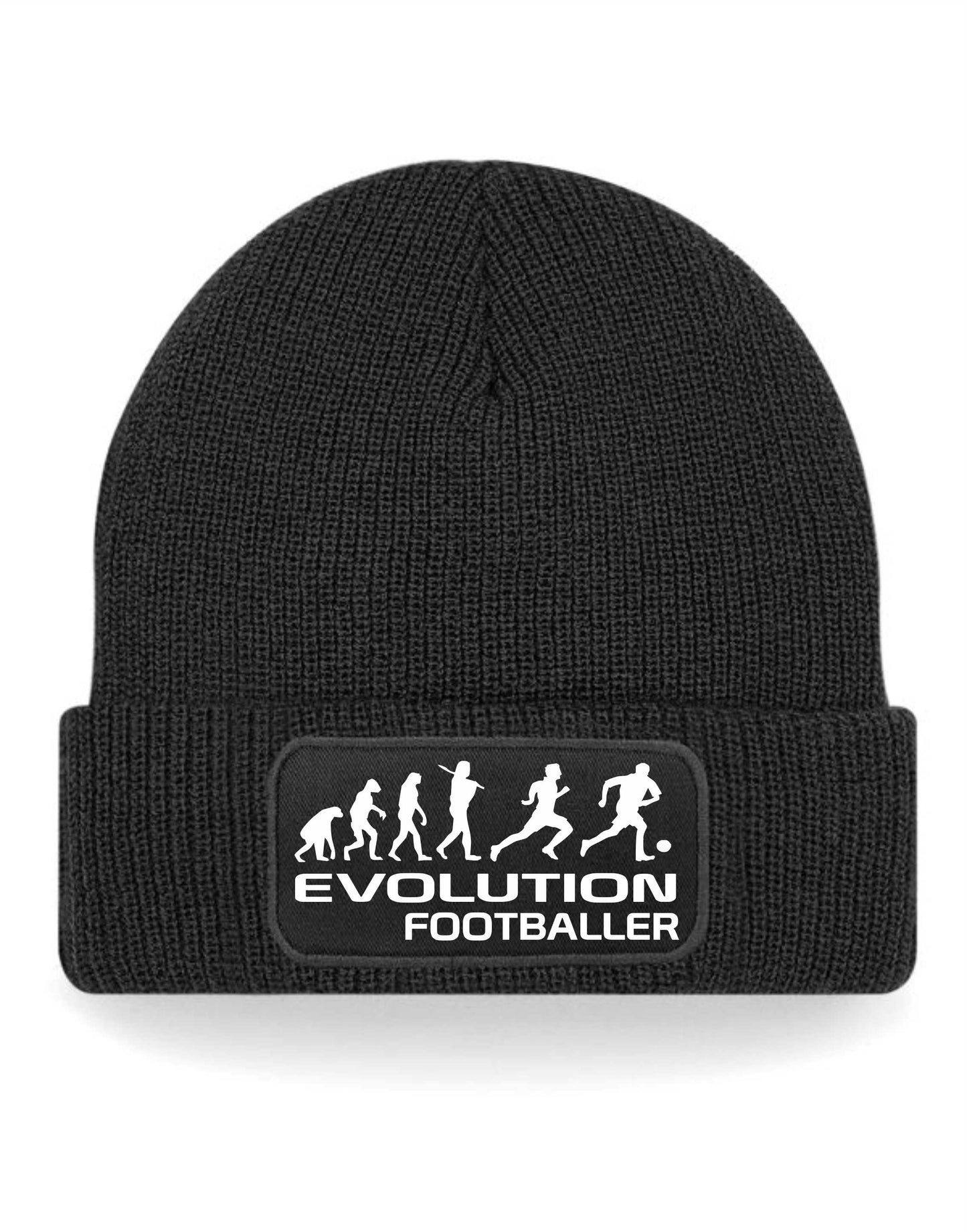 Evolution Of A Footballer Beanie Hat Sports Hobbies Birthday Gift Men & Ladies