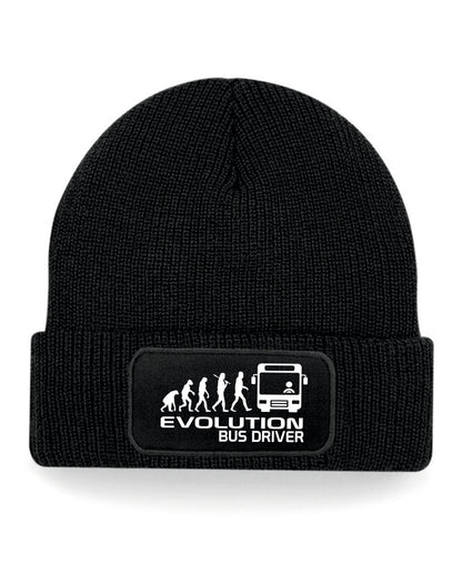 Evolution Of A Bus Driver Beanie Hat Birthday Gift Great For Men & Ladies