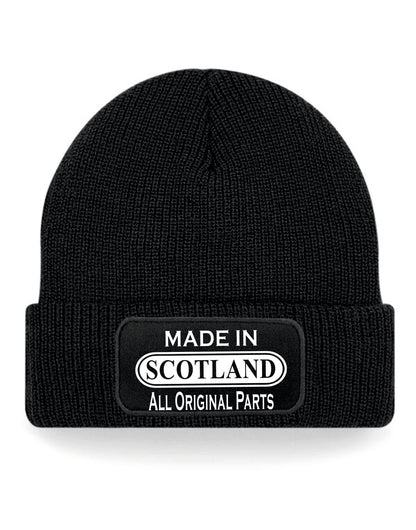 Made In Scotland Beanie Hat Birthday Scottish Gift Great For Men & Ladies