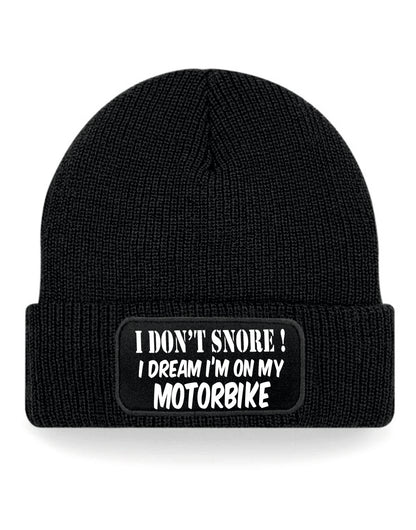 I Dream On My Motorbike Beanie Hat Birthday Gift Great For Men & Ladies