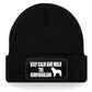 Keep Calm & Walk Newfoundland Beanie Hat Dog Lovers Gift Great For Men & Ladies