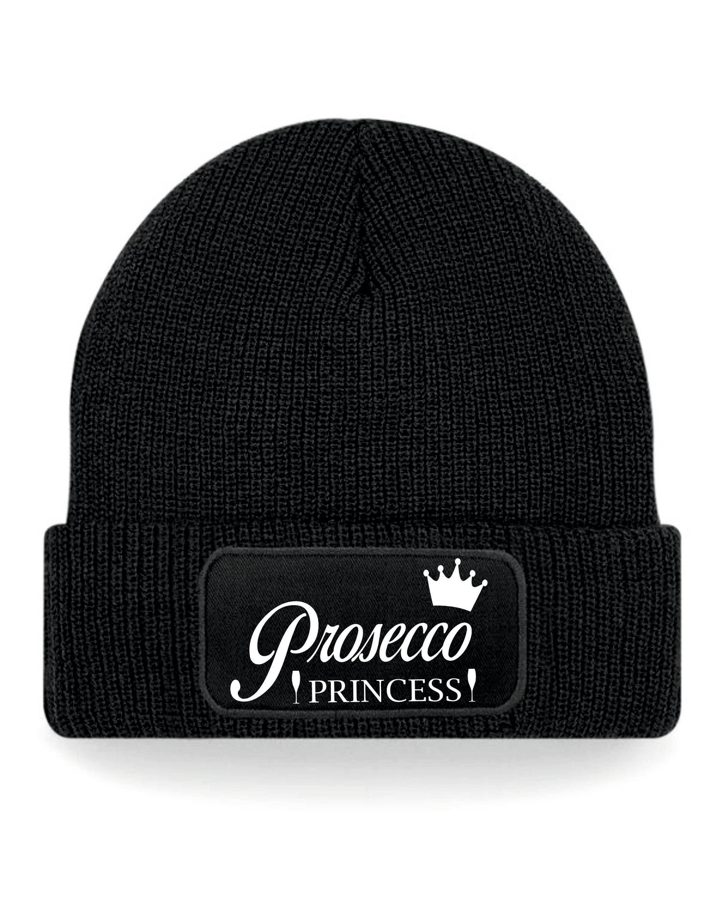 Prosecco Princess Beanie Hat Birthday Hen Party Gift For Ladies