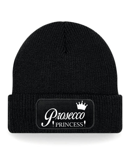 Prosecco Princess Beanie Hat Birthday Hen Party Gift For Ladies