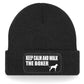 Keep Calm Walk The Boxer Beanie Hat Dog Lovers Gift For Men & Ladies