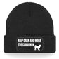 Keep Calm Walk The Cavachon Beanie Hat Dog Lovers Gift For Men & Ladies