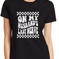On My Husbands Last Nerve Womens T-Shirt Funny Tee Ladies