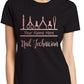 Personalised Ladies T-Shirt Nail Technician Your Name Work Tee For Nail Beauty