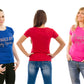 Personalise This Ladies T-Shirt Nails By Work Name Here Tee For Nail Beauty
