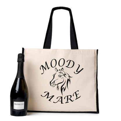 Moody Mare Tote Bag Funny Birthday Gift For Ladies Canvas Shopper