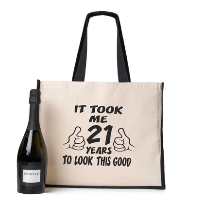 It Took 21 Years To Look Tote Bag 21st Birthday Gift Ladies Canvas Shopper