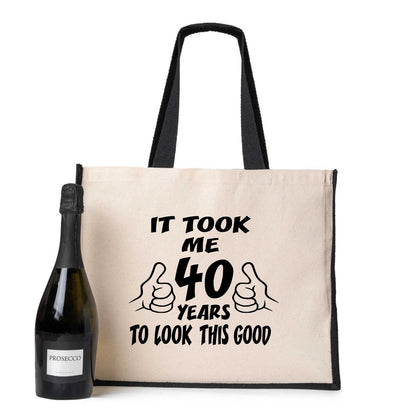 It Took 40 Years To Look Tote Bag 40th Birthday Gift Ladies Canvas Shopper