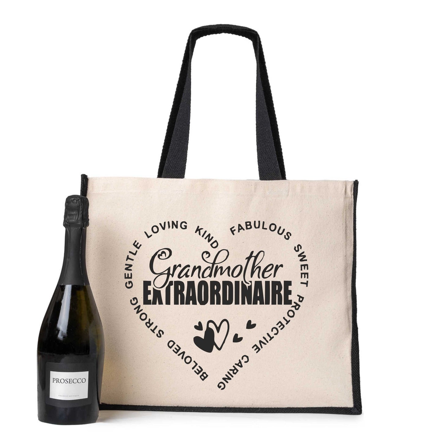 Grandma Extradordinaire Tote Bag New Grandchild Gift Ladies Canvas Shopper