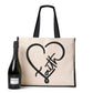 Faith Tote Bag Church Religion Gift Ladies Canvas Shopper
