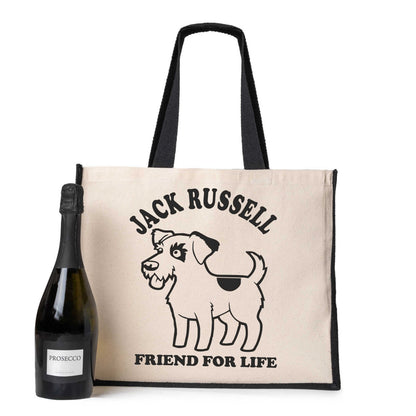 Jack Russell Tote Bag Dog Lovers Gift Ladies Canvas Shopper